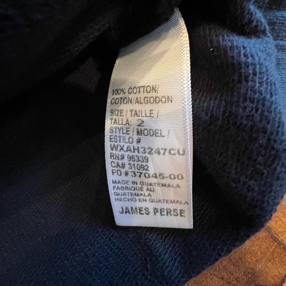 James Perse Sweatshirt, Size 2, NWT - Picture 5 of 7